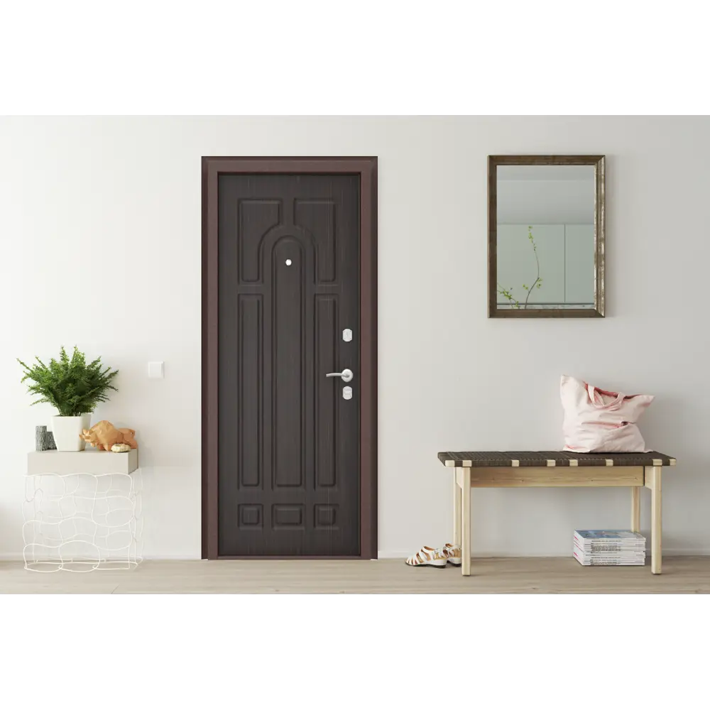Дверь входная металлическая Оптим 88x205 см левая венге 84226057 STLM-2069794 DOORHAN  - Вид №4