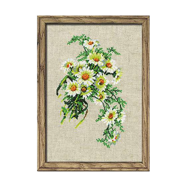 0582 Набор для вышивания Ромашки 21 х 30 см RIOLIS Сотвори Сама 
