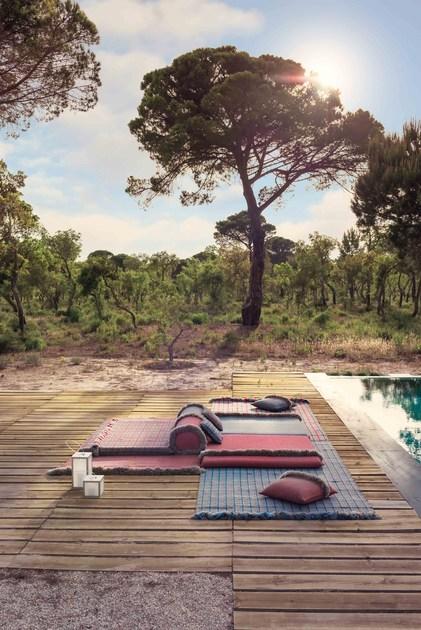 GAN Прямоугольный коврик из полипропилена геометрической формы для улицы Garden layers sun-id-1353062 - Вид №6