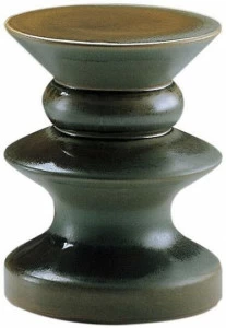 Zanotta Круглый журнальный столик из керамогранита