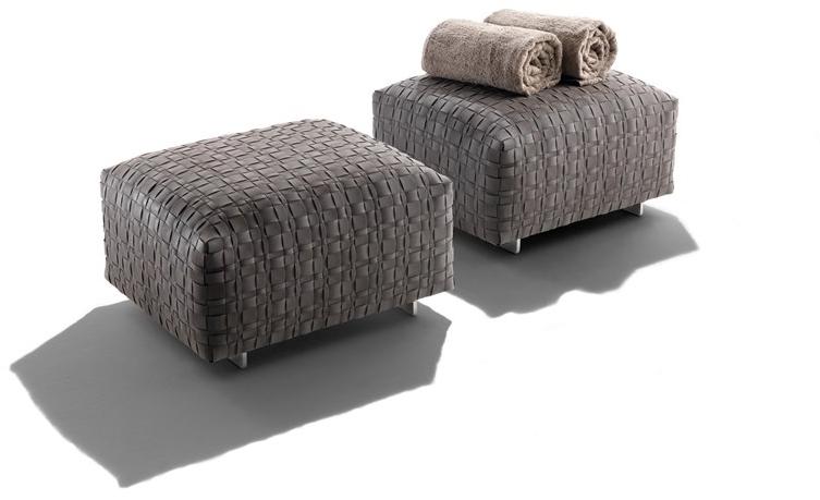 Flexform Пуф для улицы с тканым полиуретановым покрытием Bangkok sun-id-1502751 - Вид №4