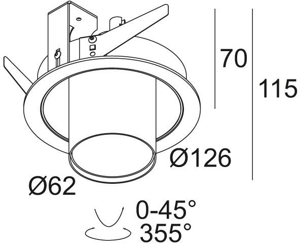 Delta Light Регулируемый точечный светильник на потолок Spy st sun-id-1459945 - Вид №3