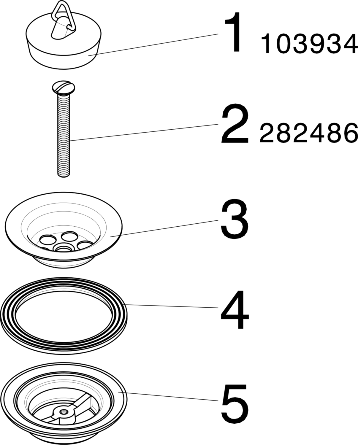 Канализационная арматура  Сифоны для умывальников и биде  Сифоны и выпуски для умывальников  Универсальные и донные клапаны VIEGA 129 286 2) Модель 5121 Santreyd  - Вид №3