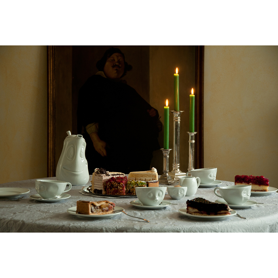 T01.41.01 Чайная пара tassen grinning 200 мл белая Tassen by FIFTYEIGHT PRODUCTS  - Вид №4