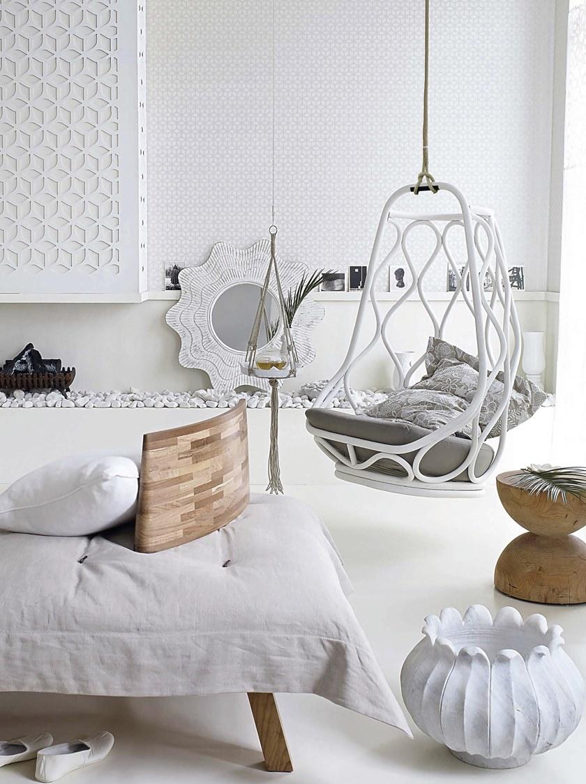 EXPORMIM Подвесное кресло-качалка из ротанга Nautica T060 - Вид №2