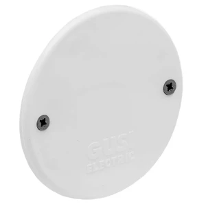 Крышка коробки Gusi Electric 71 мм с саморезами IP20 цвет белый