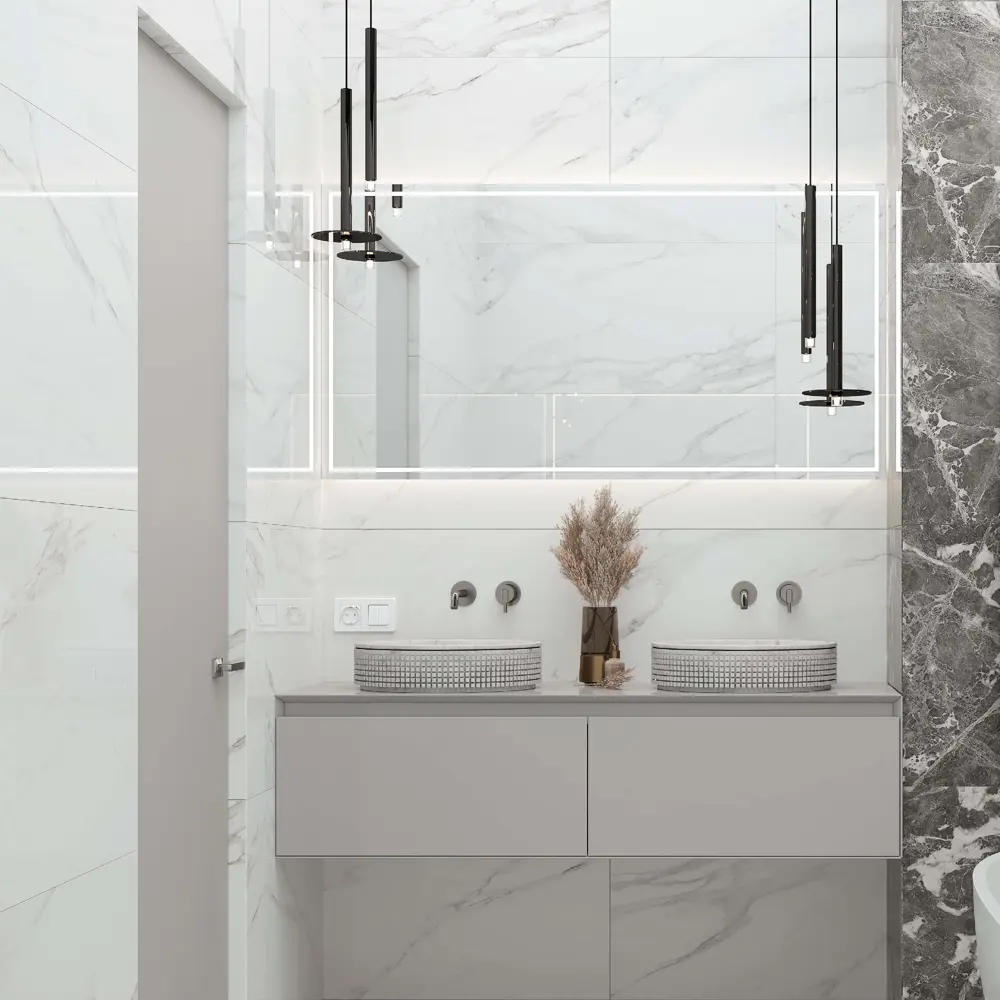 Santreyd Керамогранит Calacatta Superb 60×60 см матовый белый 83715789 STLM-0043684