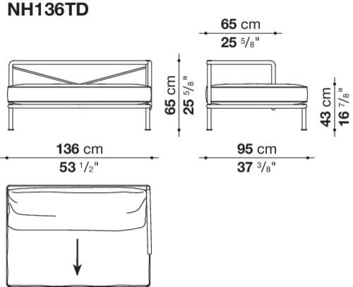 Садовый диван B&B Italia Outdoor Nooch ARCH-00068849 - Вид №10
