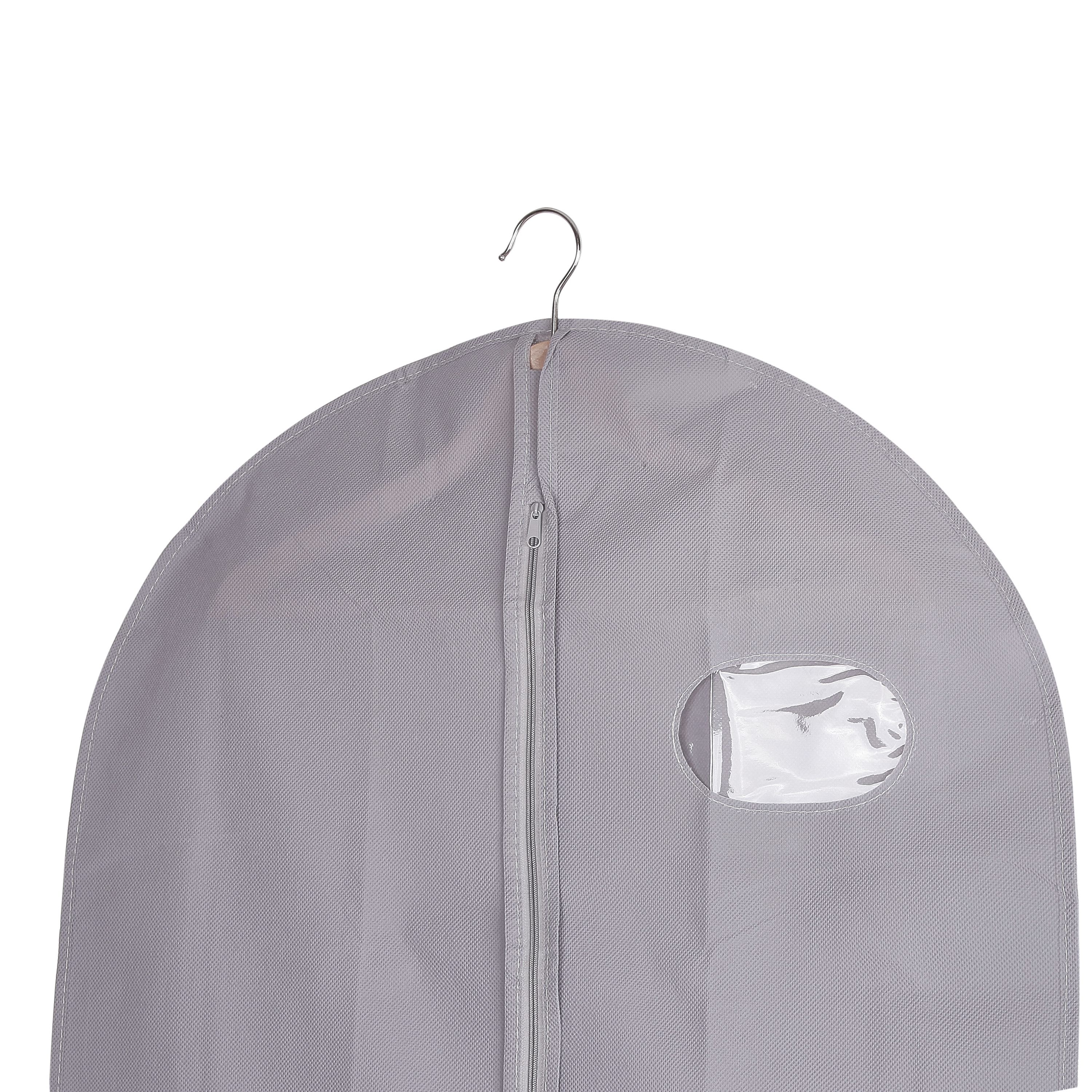 82008804 Чехол для одежды 60x90 см текстиль цвет серый STLM-0017169 SPACEO  - Вид №4