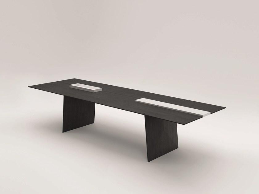 Paola Lenti Прямоугольный деревянный стол sun-id-1380493 - Вид №4