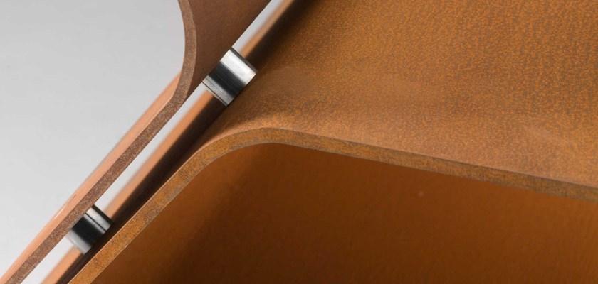 Metalco Скамья Corten ™ с подлокотниками и спинкой sun-id-1471295 - Вид №5