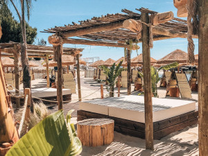 Беседка из эвкалипта