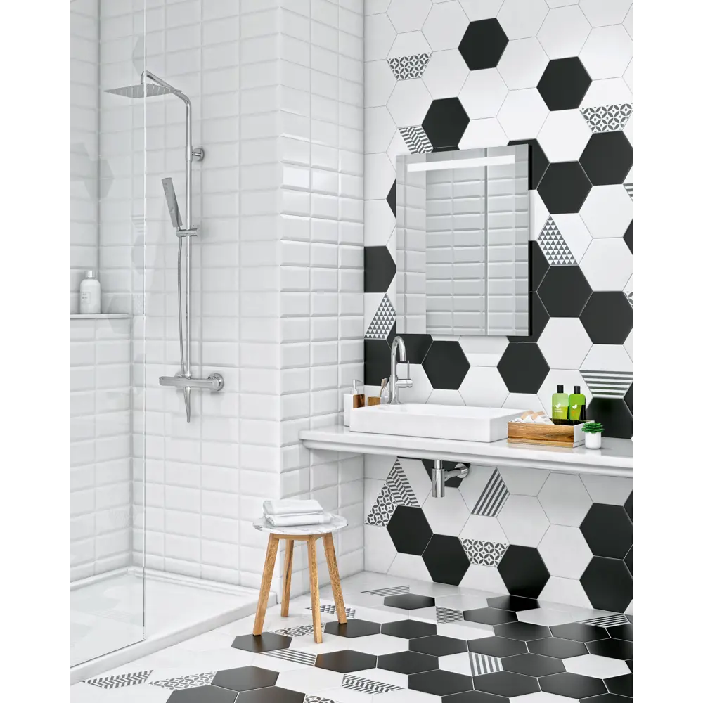 Плитка настенная Kerama Marazzi Карнавал в Венеции 9.9x20 см 0.792 м² цвет белый 82005194 STLM-2122507 - Вид №4