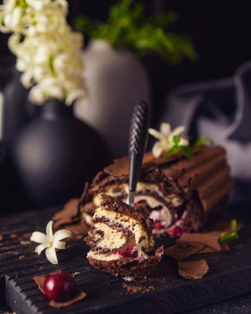 Разделочная доска деревянная прямоугольная 36 см "Мороз" черная FUGA ДОСКИ РАЗДЕЛОЧНЫЕ 123524 Чёрный  - Вид №6