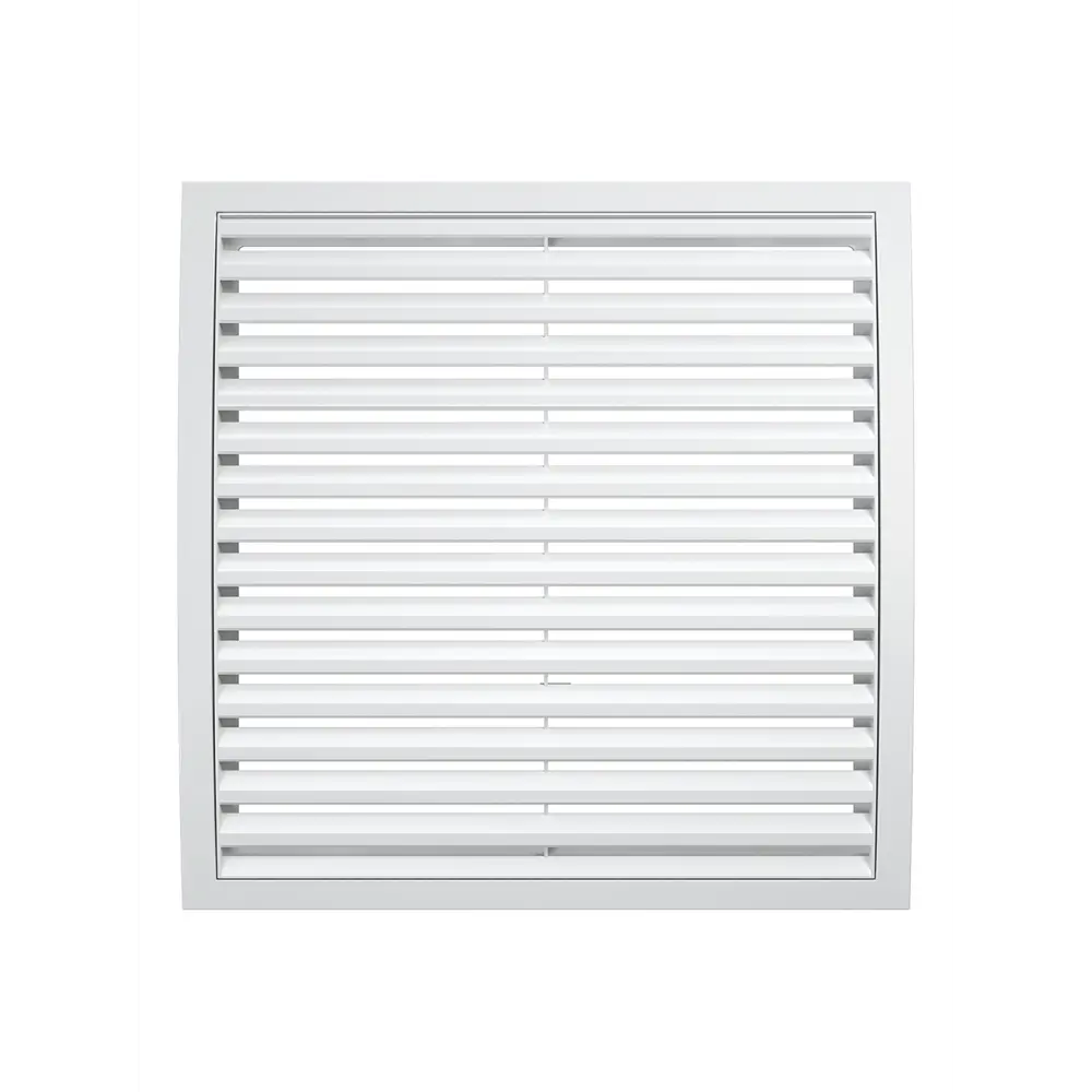 Вентиляционная решетка разъемная Fonet 350x350 мм пластик цвет белый STLM-2064121 - Вид №1