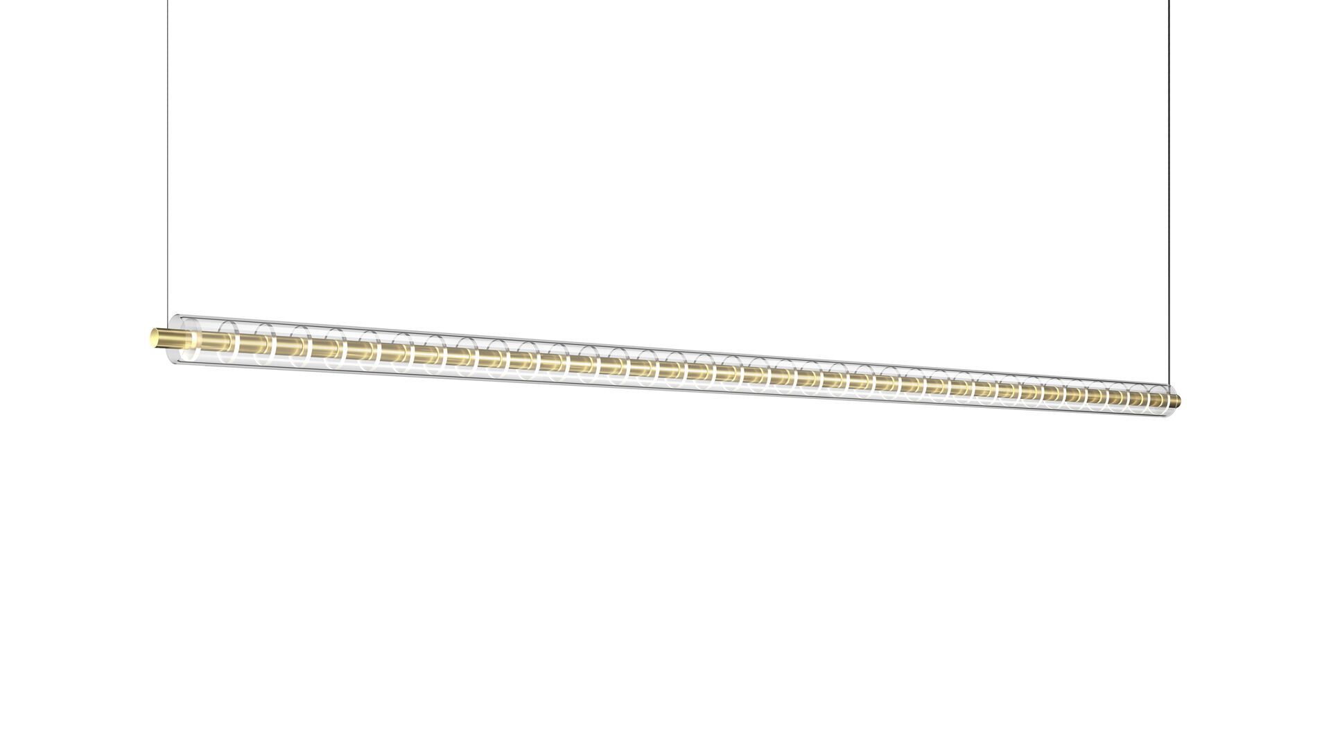 Алюминиевый и стеклянный подвесной светильник Arkoslight Loop ARCH-00007648 - Вид №4