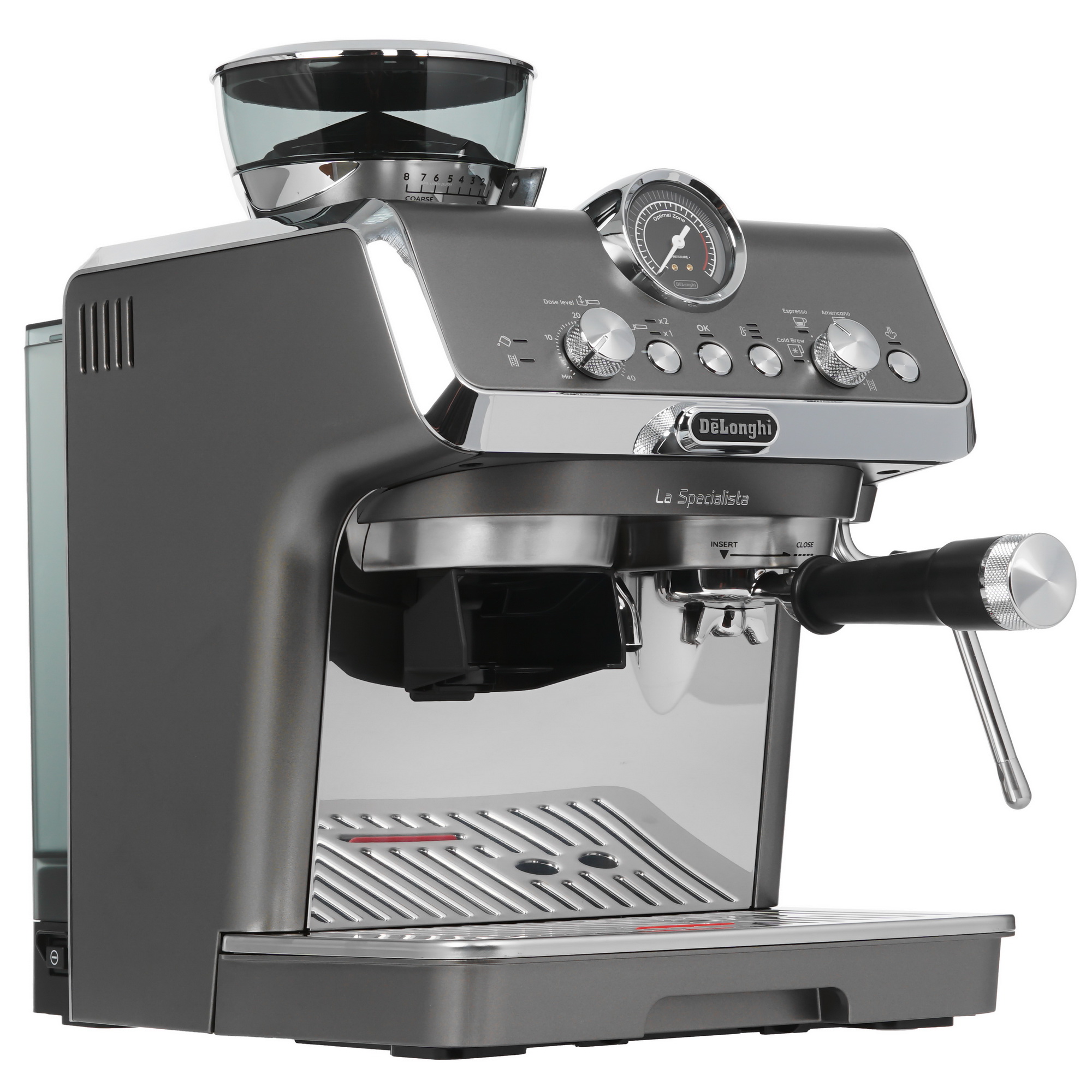 9098623 Кофеварка рожковая Delonghi EC9255.T серебристый STDN-0007225