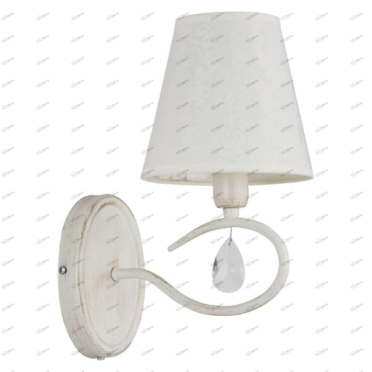 Бра с абажуром белое Bali White 18520 ALFA BALI 00-3928243 Белый