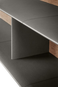 Отдельно стоящая офисная перегородка из дуба