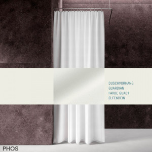 DV-GCS200-280-GUA01 Занавеска для душа Guardian, длина 200 см, ширина 280 см. слоновая кость PHOS