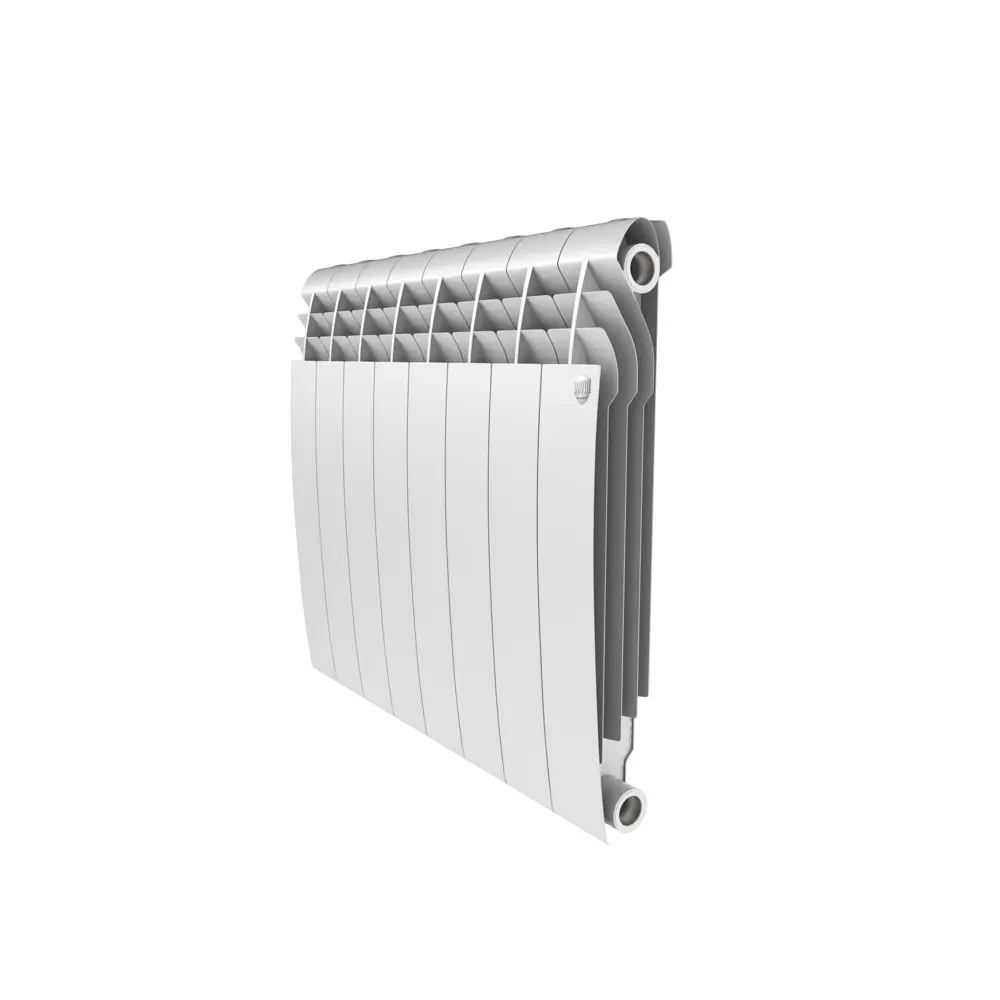 Радиатор секционный Royal Thermo Biliner 500/87 8 секций боковое подключение биметалл белый STLM-2180760 - Вид №1