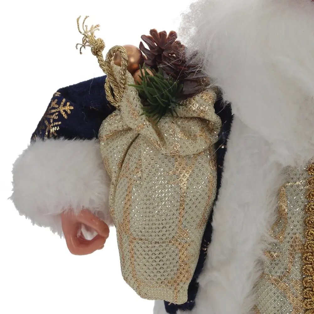 89345124 Игрушка Дед Мороз 795402 30x10x20 см цвет сине-белый STLM-1436416 Santreyd  - Вид №4