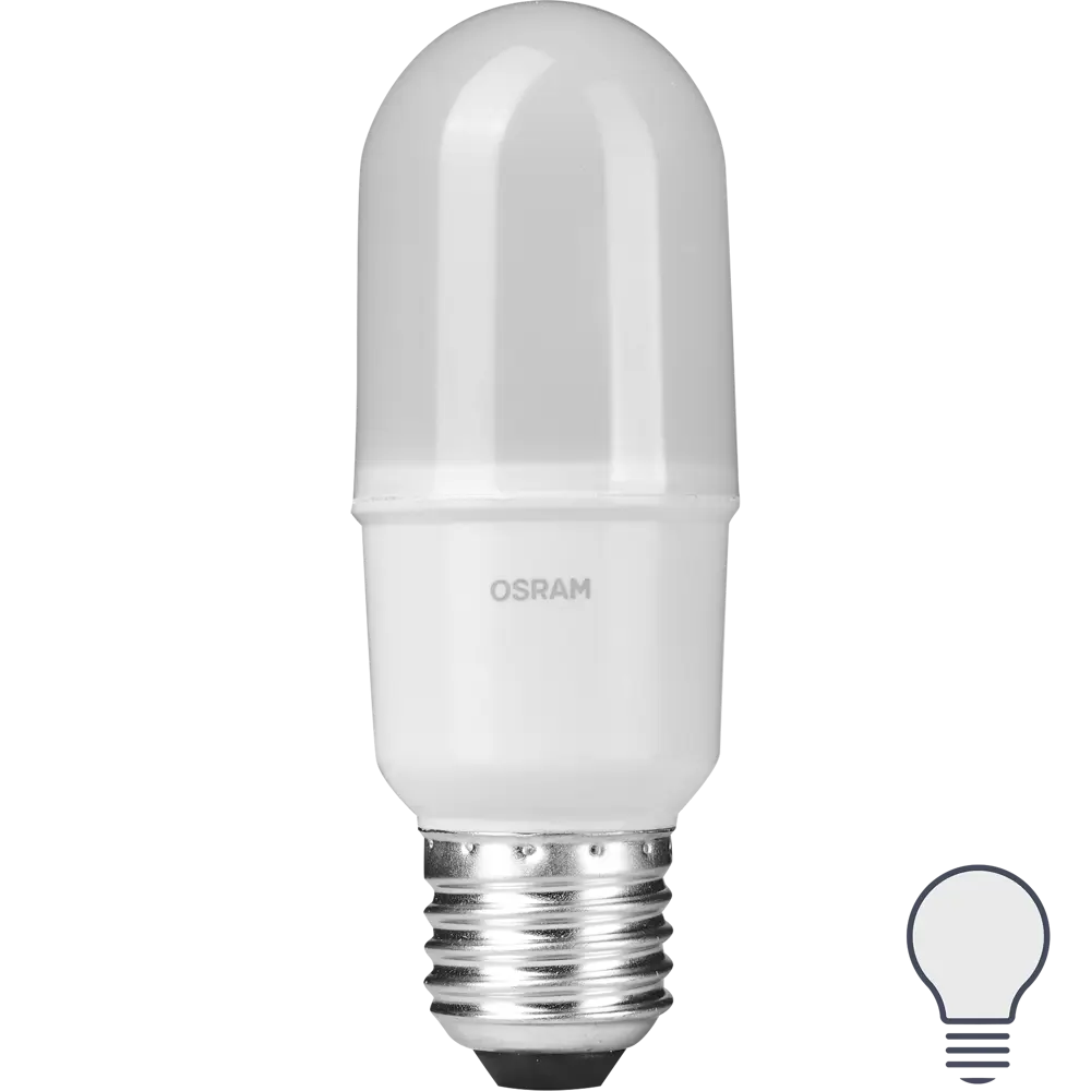 Лампа светодиодная Osram E27 10 Вт цилиндр матовая 1055 лм нейтральный белый свет 82510441 STLM-2153148 