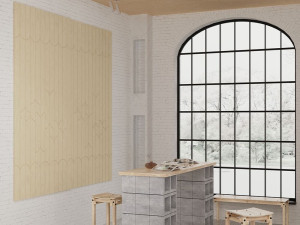 Акустическая панель стены офиса