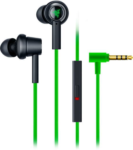 RZ12-03030300-R3M1 hammerhead duo console - green- wired in-ear headphones - frml packaging Razer Santreyd 
