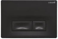 GP3002.02 Кнопка для инсталляции ORE черная глянец Creavit Ore 