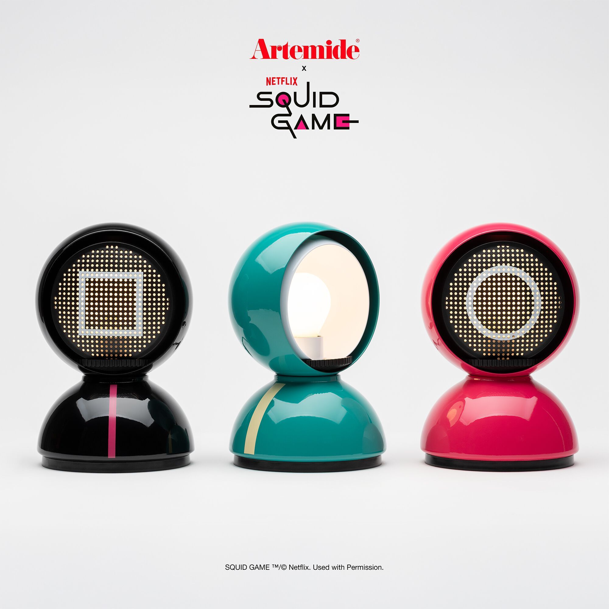 Окрашенная металлическая светодиодная настольная лампа In Stock Artemide ARCH-00034515 - Вид №13