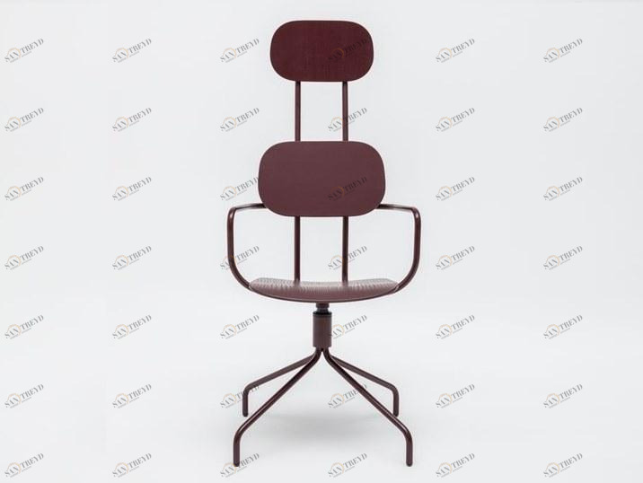 MDD Стул офисный фанерный на козелке с подлокотниками New school sun-id-1498012