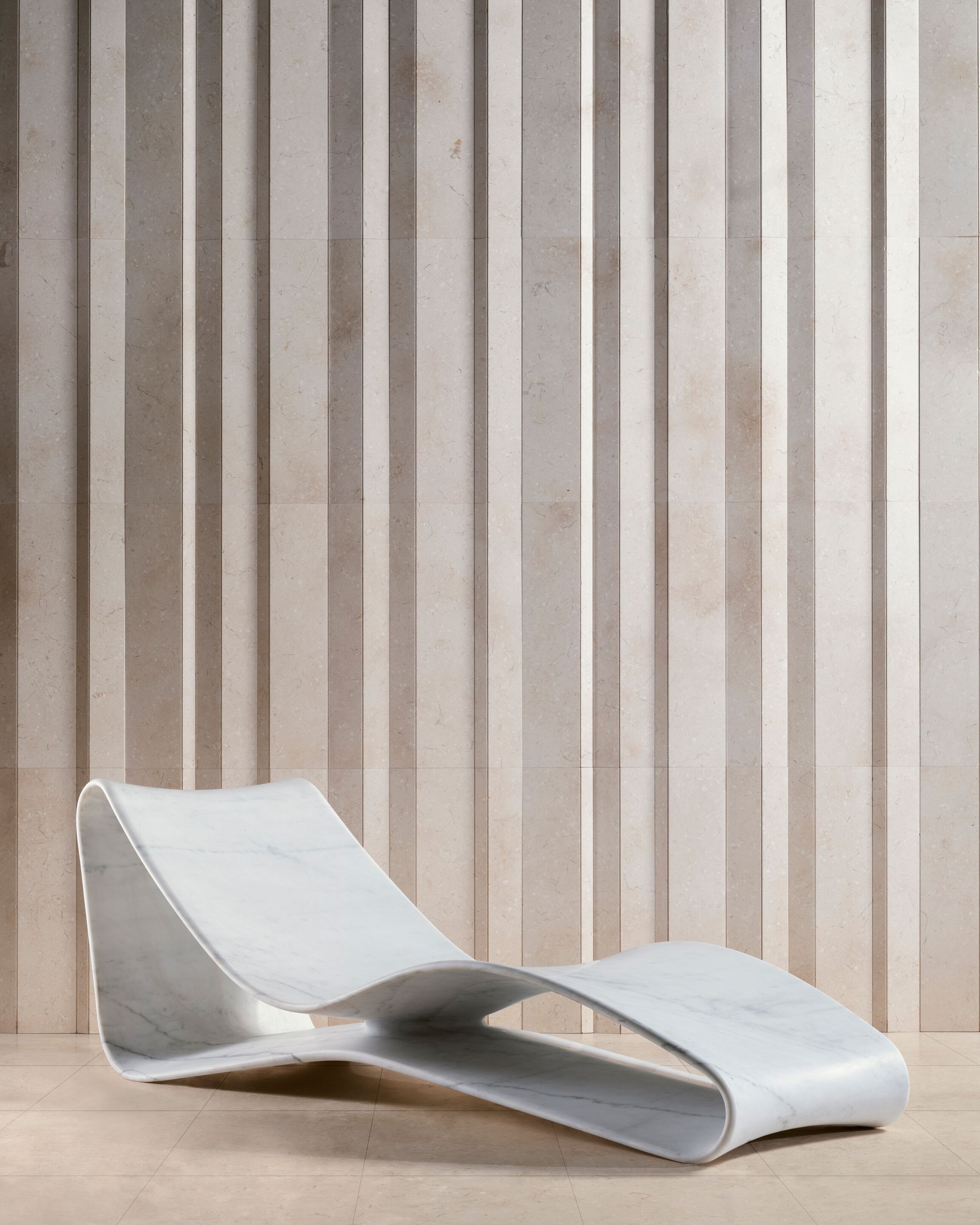 Мраморный шезлонг LUCE DI CARRARA VOLUTE ARCH-00043622 - Вид №5