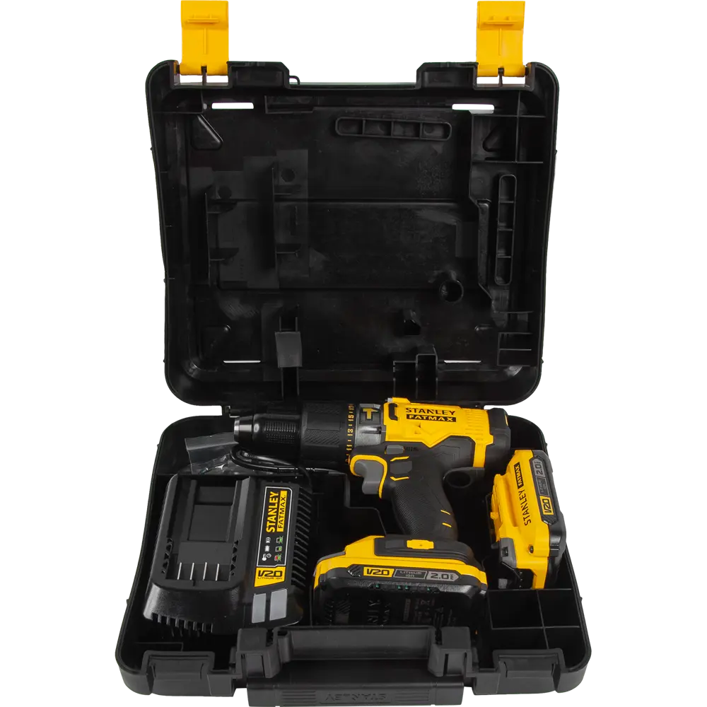 Дрель-шуруповерт аккумуляторная ударная Stanley Fatmax SCD718D2K, 18 В Li-ion 2х2 Ач STLM-2038044 - Вид №5