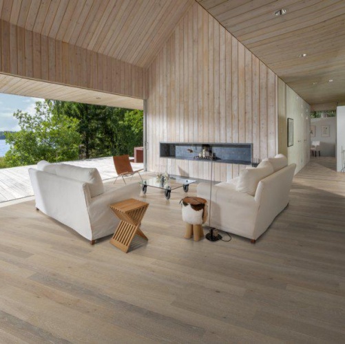 Паркетная доска Karelia Дуб Aged Stonewashed Ivory 2600200151 - Вид №2