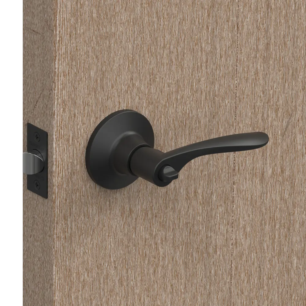 Ручка-защелка Fuaro 620/BL BL-B с фиксатором, цвет черный STLM-2192362 - Вид №7