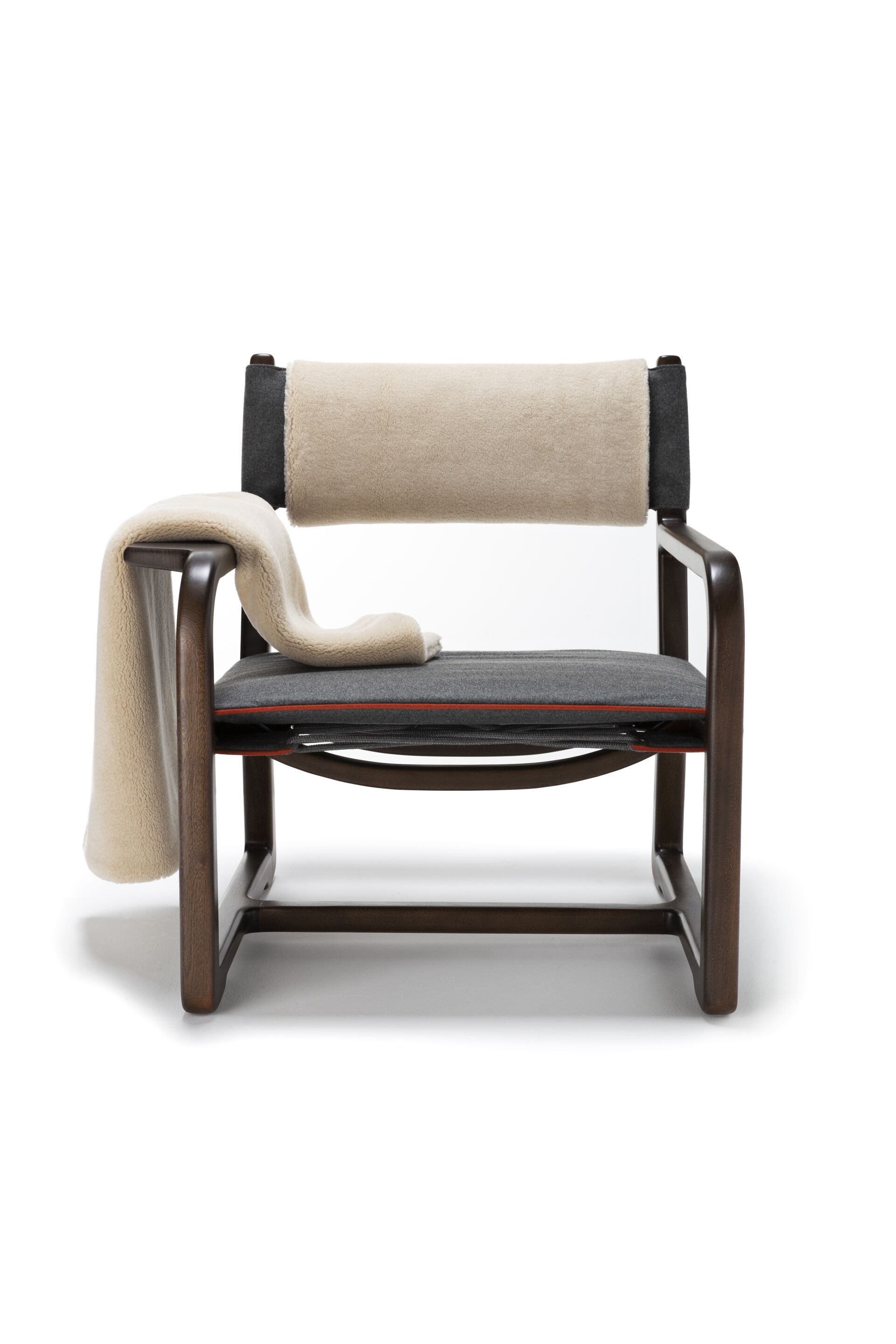 Садовое кресло из красного дерева и ткани с подлокотниками Exteta Loro Piana Interiors, Delight Chairs St. Moritz от Exteta ARCH-00083542 - Вид №2