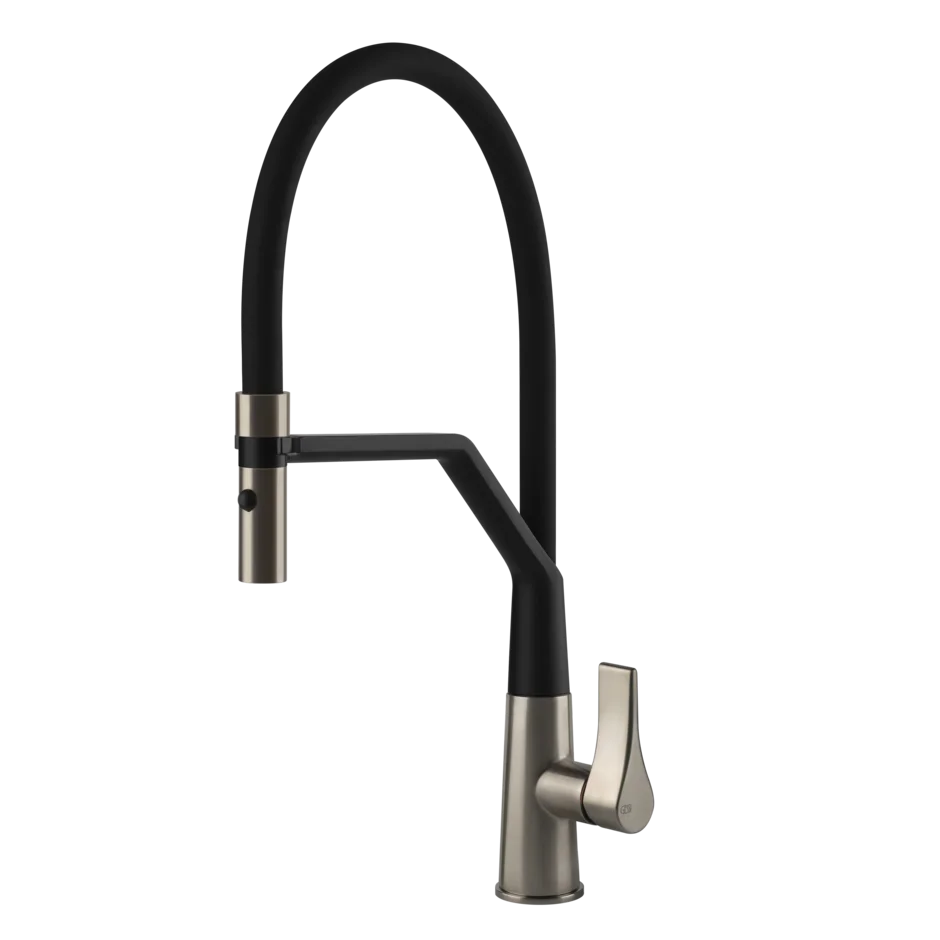 Смеситель для раковины 17191 149 Gessi Proton МАТОВЫЙ НИКЕЛЬ FINOX 17191149