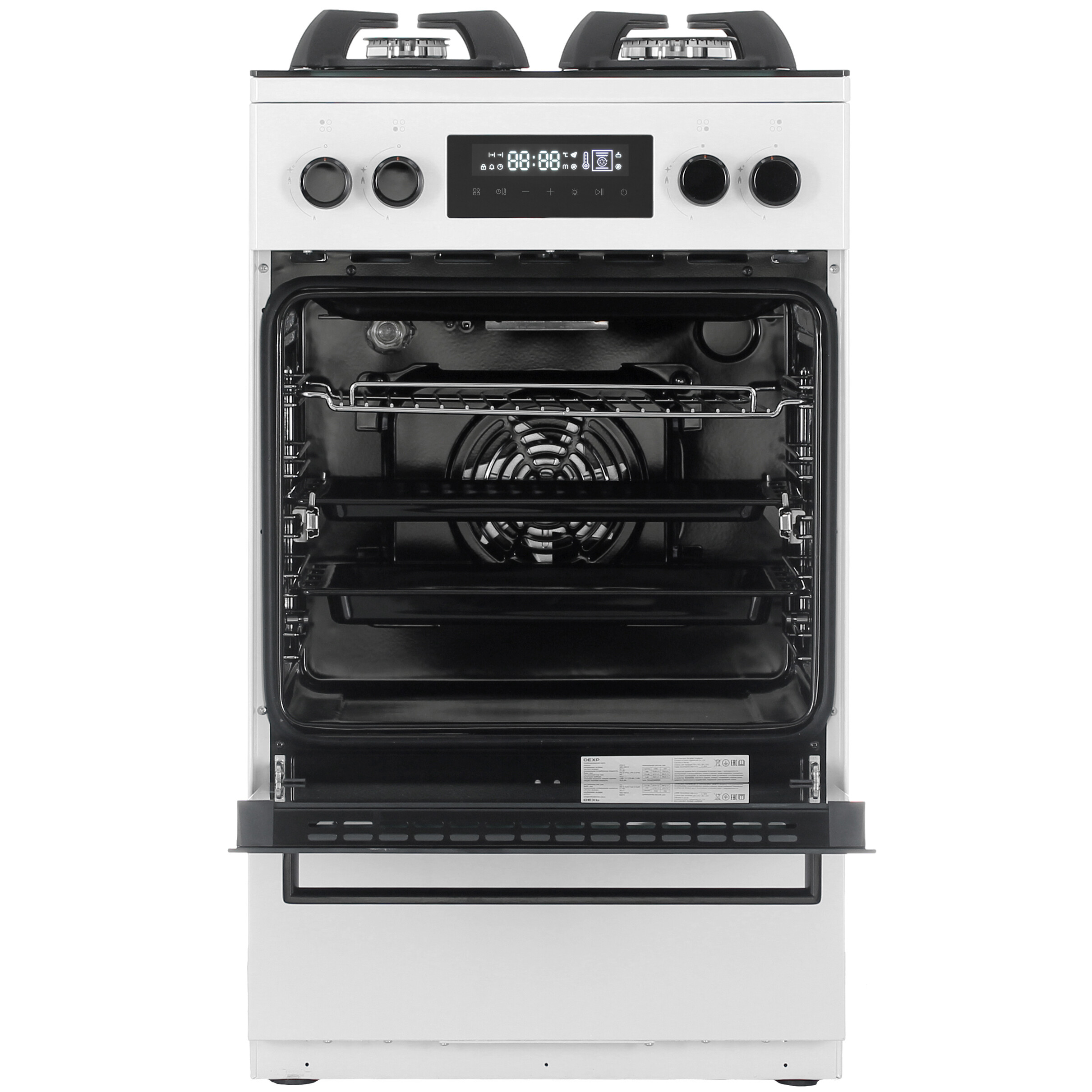 9119685 Комбинированная плита DEXP M35-2 белый STDN-0041450 - Вид №7