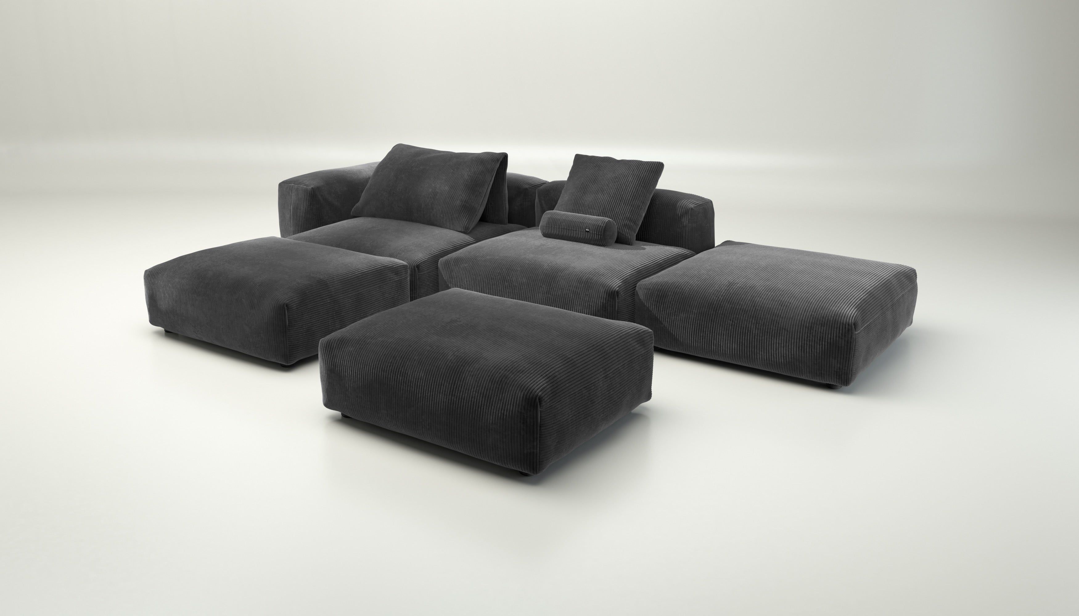 Модульный двухсторонний диван vetsak Cord Velour ARCH-00039756 - Вид №5