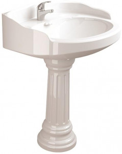 Раковина подвесная с пьедесталом 70 Sanitana GRECIA S10070017200000, S10069700000000