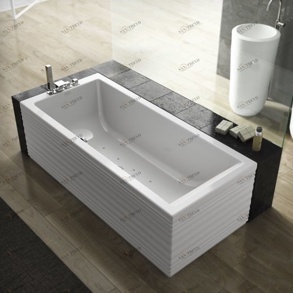 Ванна с наддувом без панелей Moove Blower 180х80 9B50-067 Sx Jacuzzi 9B50067SX