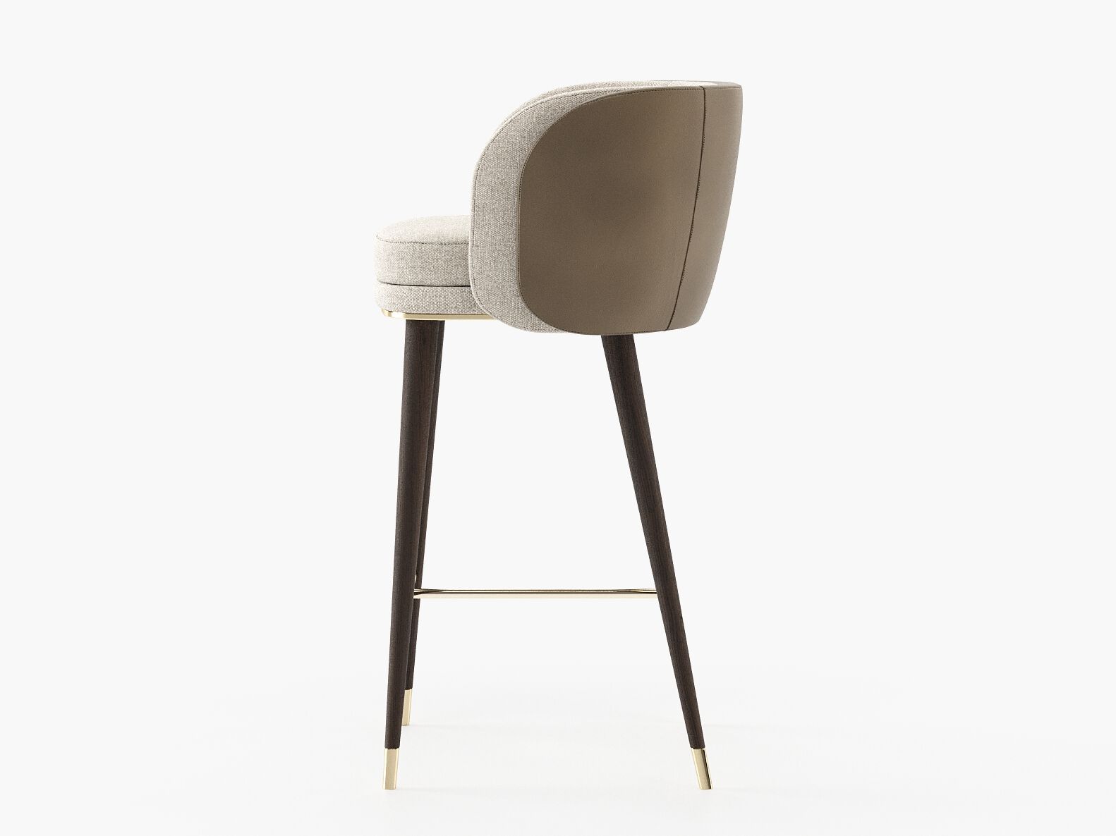 Высокий тканевый мягкий стул с подлокотниками Laskasas Essence ARCH-00035022 - Вид №2