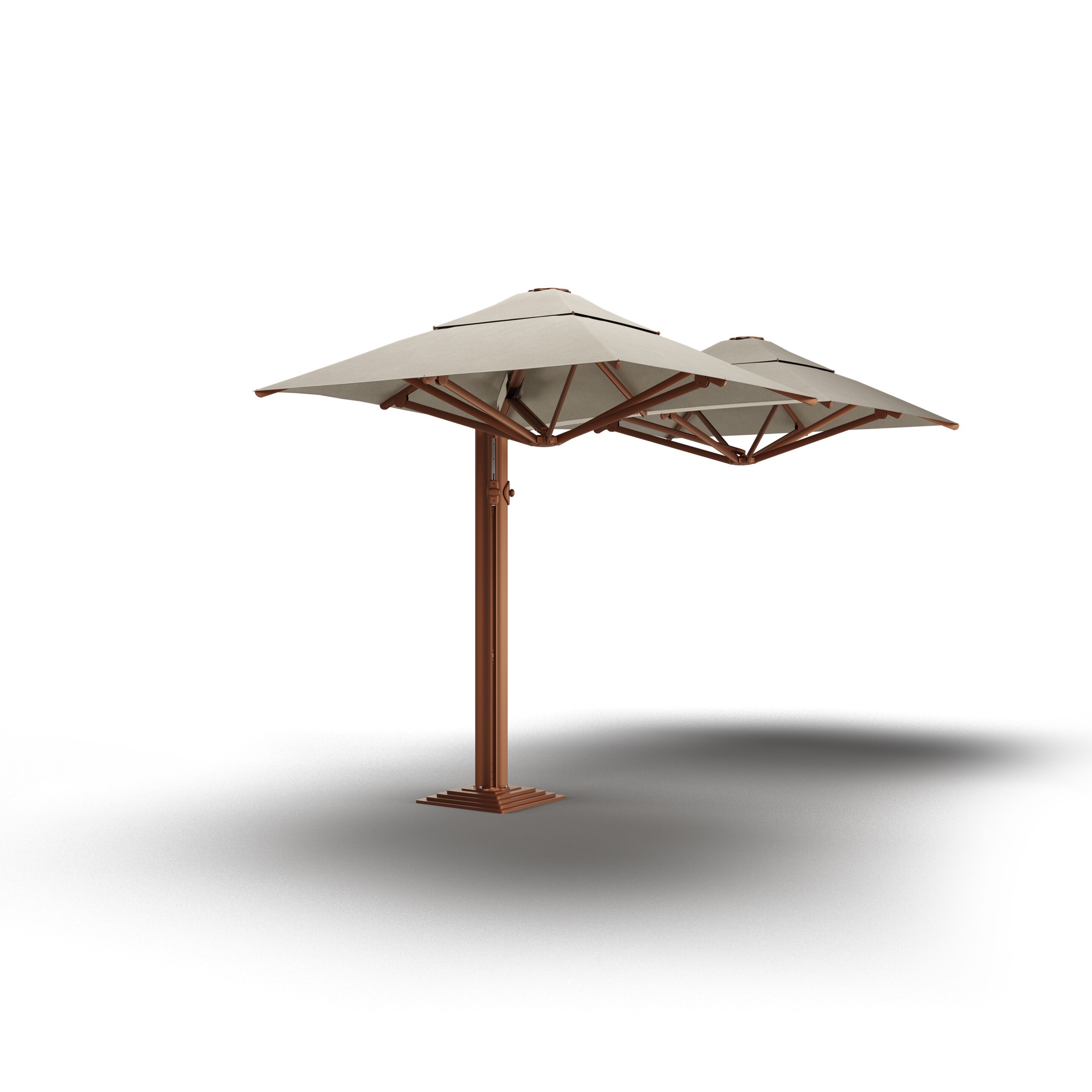 Многоцветный алюминиевый зонтик и акриловая ткань Crema Outdoor Arborea ARCH-00132786 - Вид №1