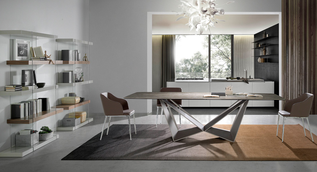 Стеллаж для книг HS-SC-001 от Angel Cerda ANGEL CERDA  346867 Белый;коричневый  - Вид №4