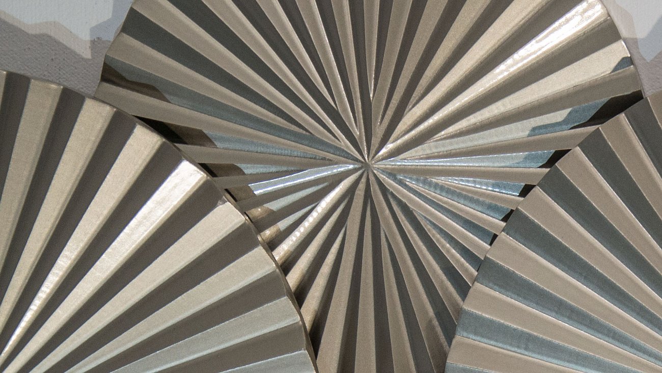 Панно декоративное настенное из дерева 120х70 см шампань Inflow-4 EVENHOME  00-3878803 Бежевый  - Вид №1