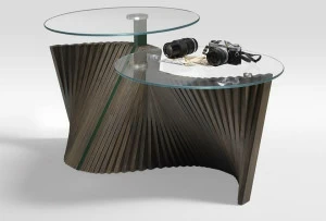 Natisa Журнальный столик из двойного стекла Wave