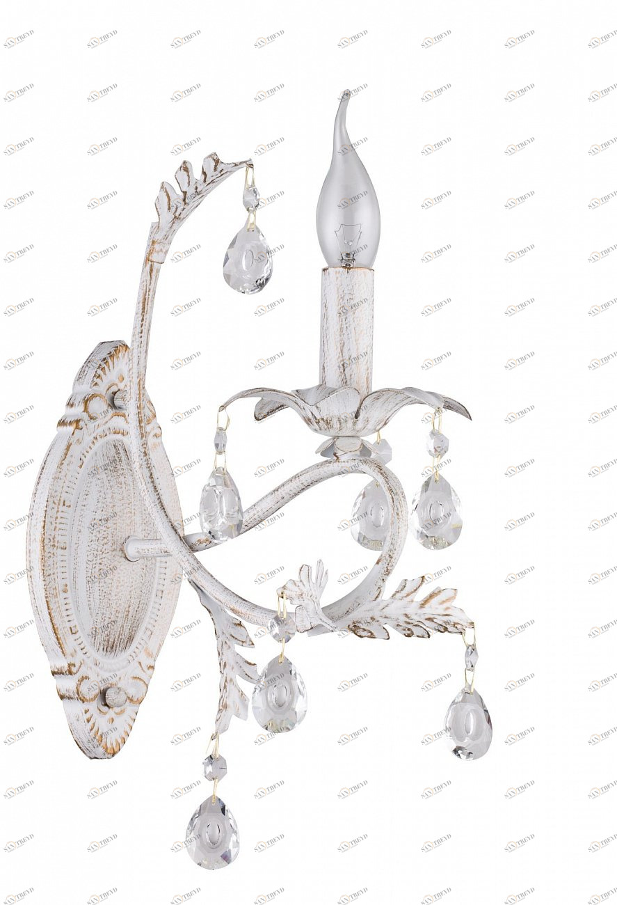 Бра настенное белое с золотым Dezi FR3040-WL-01-WG FREYA FLORISTIC 00-3957492 Белый 