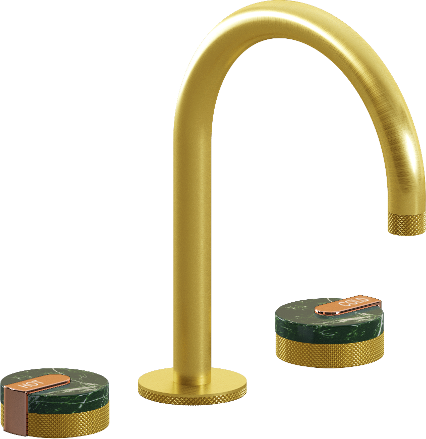 E-11512-R2MG-L1RG-BB Смеситель для умывальника на 3 отвертия GRAFF MOD+