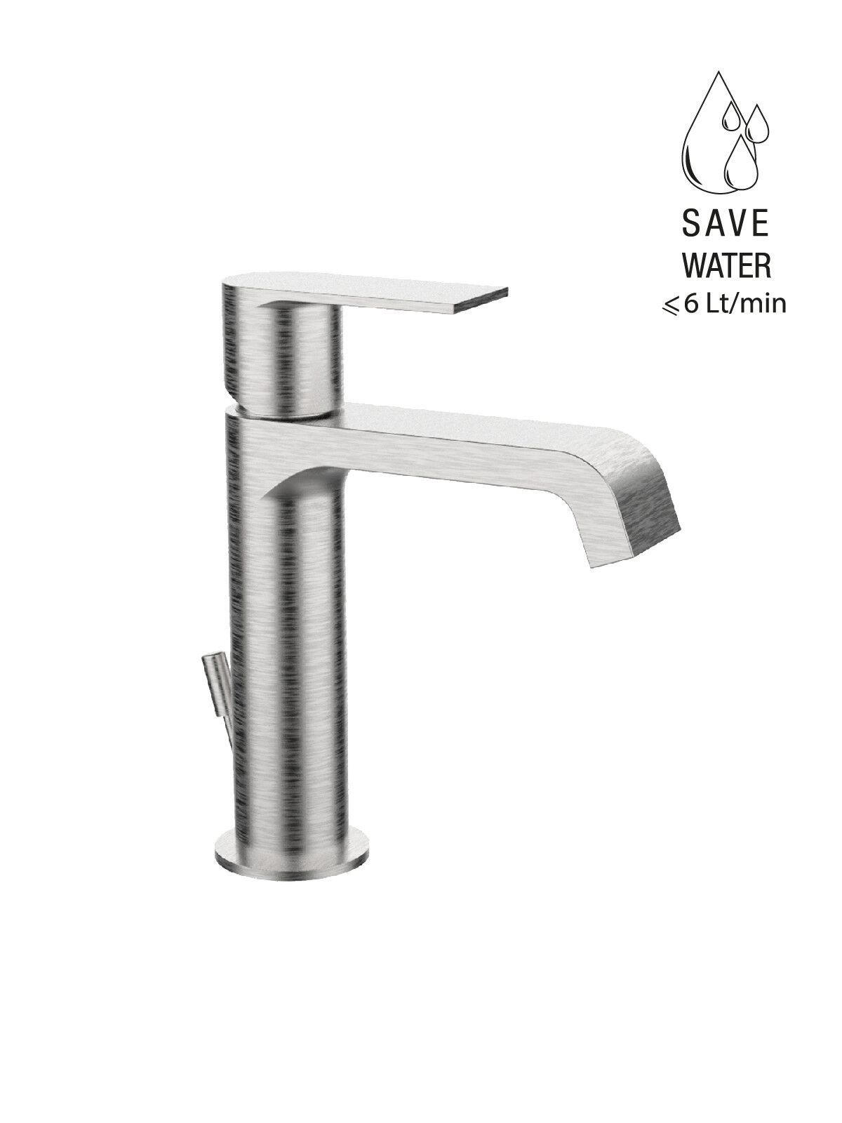 Однорычажный смеситель для раковины со сливом Rubinetterie Frattini Птолемей ARCH-00075842 - Вид №4